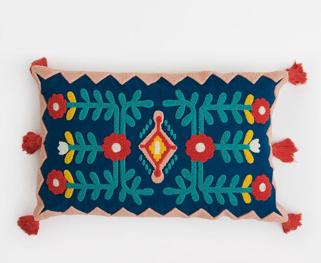 Mirror Work Cushion Cover- Morocco Series